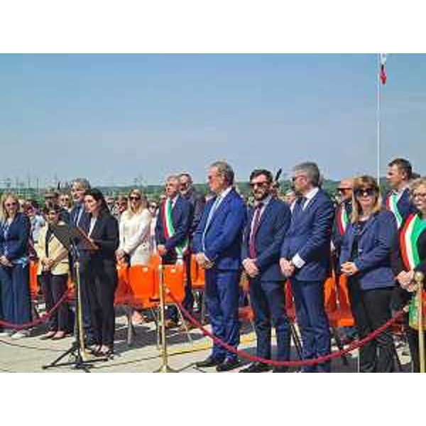 Le autorità al Sacrario di Redipuglia - Le autorità al Sacrario di Redipuglia