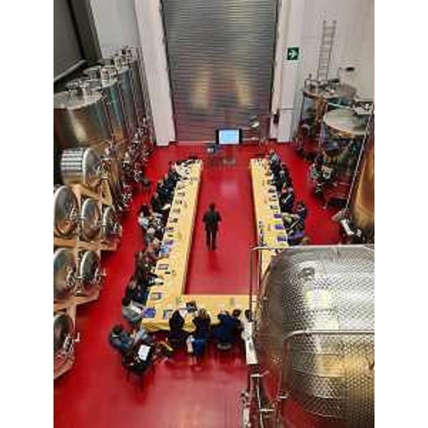 Il tavolo di confronto, organizzato nell'azienda Gortani Srl di Amaro al quale ha partecipato l'assessore alle Finanze Barbara Zilli - Il tavolo di confronto, organizzato nell'azienda Gortani Srl di Amaro al quale ha partecipato l'assessore alle Finanze Barbara Zilli 