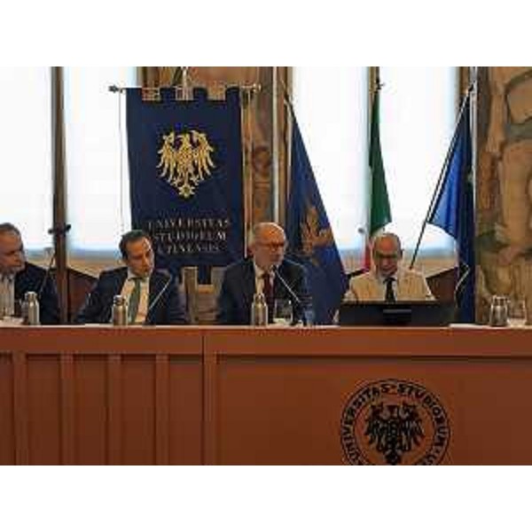 L'assessore Riccardo Riccardi a palazzo Antonini-Maseri - L'assessore Riccardo Riccardi a palazzo Antonini-Maseri