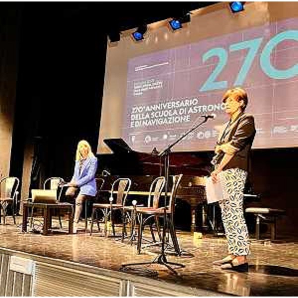 L'assessore regionale al lavoro, formazione, istruzione, ricerca, università e famiglia Alessia Rosolen ha aperto la cerimonia celebrativa del 270esimo anniversario della fondazione della Scuola di astronomia e di navigazione istituita a Trieste nel 1753 dall'imperatrice Maria Teresa d'Austria. - L'assessore regionale al lavoro, formazione, istruzione, ricerca, università e famiglia Alessia Rosolen ha aperto la cerimonia celebrativa del 270esimo anniversario della fondazione della Scuola di astronomia e di navigazione istituita a Trieste nel 1753 dall'imperatrice Maria Teresa d'Austria.