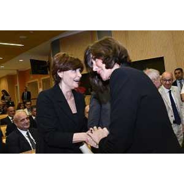 L'assessore Rosolen e il ministro Bernini - L'assessore Rosolen e il ministro Bernini