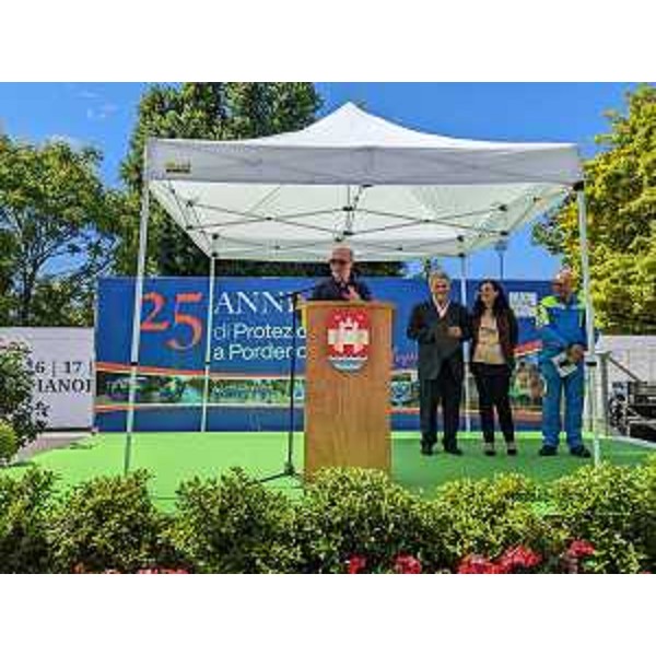 L'assessore Riccardo Riccardi a Pordenone - L'assessore Riccardo Riccardi a Pordenone