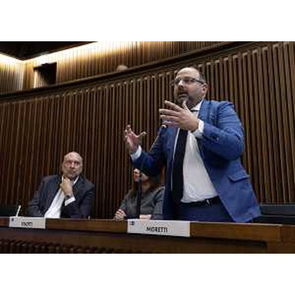 Diego Moretti, capogruppo del Pd - Diego Moretti, capogruppo del Pd