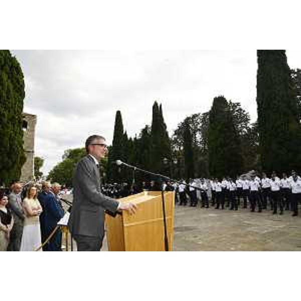 Lassessore regionale alle Sicurezza Pierpaolo Roberti interviene alla cerimonia commemorativa del 161esimo anniversario della Polizia locale di Trieste - Lassessore regionale alle Sicurezza Pierpaolo Roberti interviene alla cerimonia commemorativa del 161esimo anniversario della Polizia locale di Trieste