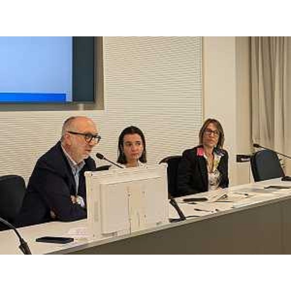 L'assessore regionale Riccardo Riccardi nel corso del suo intervento - L'assessore regionale Riccardo Riccardi nel corso del suo intervento