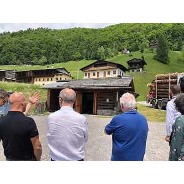 Un momento del sopralluogo - Un momento del sopralluogo