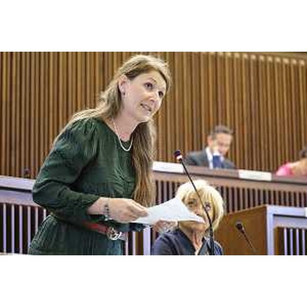 Rosaria Capozzi (M5S) - Silvano Trieste 2023-06-21 Consiglio Regionale ph Massimo Silvano