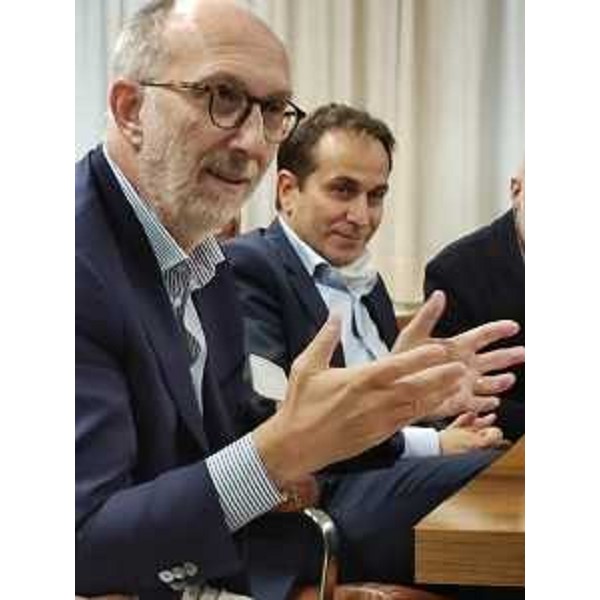 Il vicegovernatore Riccardo Riccardi e il direttore generale di Asufc - Il vicegovernatore Riccardo Riccardi e il direttore generale di Asufc 