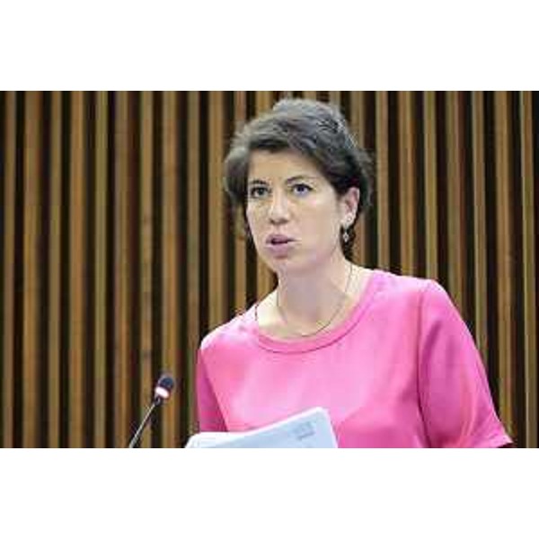 Giulia Massolino (Patto per l'Autonomia-Civica Fvg) - Silvano Trieste 2023-06-21 Consiglio Regionale ph Massimo Silvano