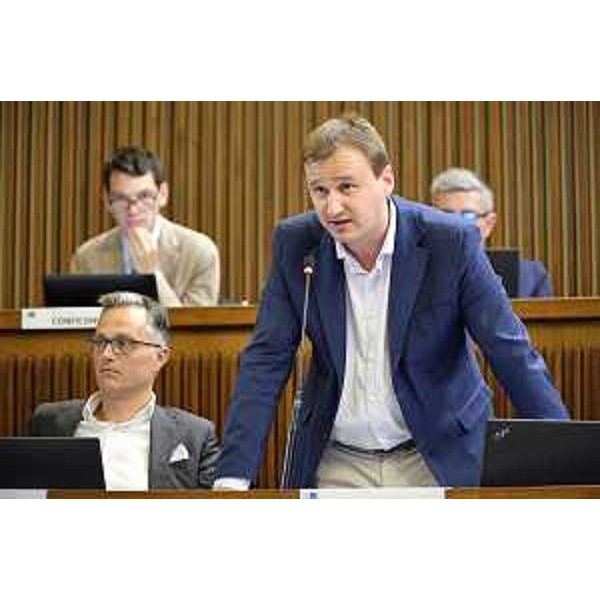 Massimiliano Pozzo (Pd) - Silvano Trieste 2023-06-21 Consiglio Regionale ph Massimo Silvano