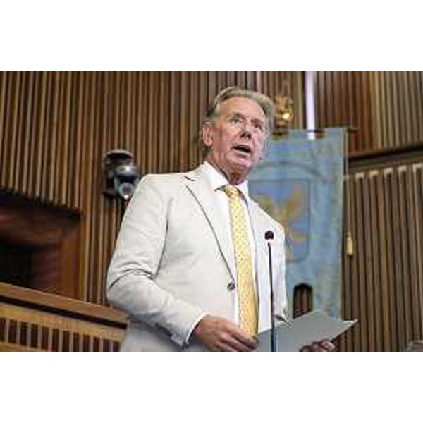 L'assesore regionale Fabio Scoccimarro durante ilsuo intervento di replica - Silvano Trieste 2023-06-22 Consiglio Regionale FVG ph Massimo Silvano