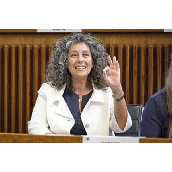 Serena Pellegrino (Avs) durante la discussione della mozione - Silvano Trieste 2023-06-22 Consiglio Regionale FVG ph Massimo Silvano