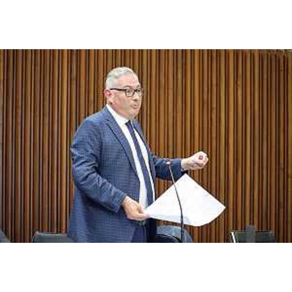 Alessandro Basso (Fratelli d'Italia) - Silvano Trieste 2023-06-22 Consiglio Regionale FVG ph Massimo Silvano