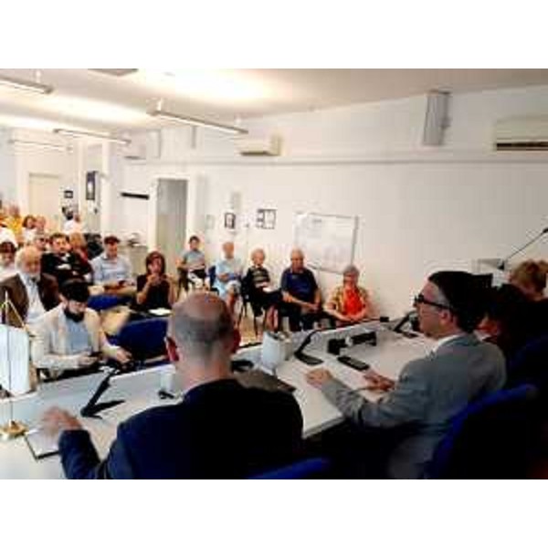 Lassessore regionale alle Autonomie locali Pierpaolo Roberti a Trieste allassemblea annuale dellAssociazione proprietà edilizia. - Lassessore regionale alle Autonomie locali Pierpaolo Roberti a Trieste allassemblea annuale dellAssociazione proprietà edilizia.