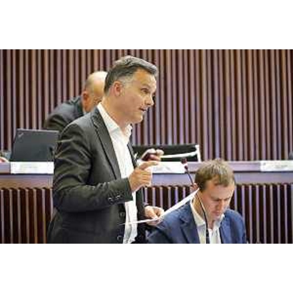 Massimo Mentil (Pd) - Silvano Trieste 2023-06-21 Consiglio Regionale ph Massimo Silvano