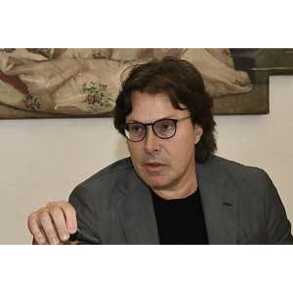 L'assessore regionale Sergio Emidio Bini durante la riunione di Giunta di oggi - L'assessore regionale Sergio Emidio Bini durante la riunione di Giunta di oggi