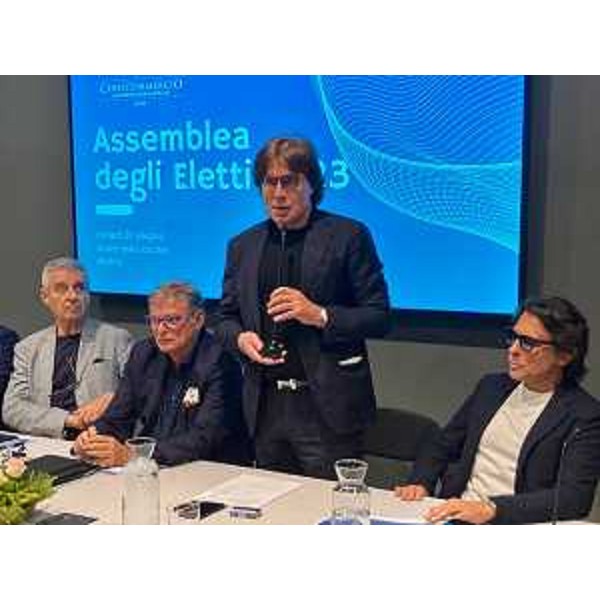 L'assessore Bini interviene all'assemblea di Confommercio a Buttrio - L'assessore Bini interviene all'assemblea di Confommercio a Buttrio