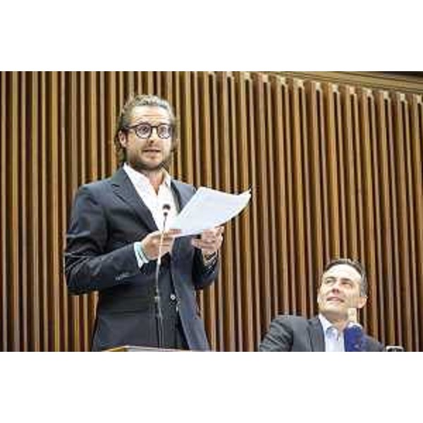 Enrico Bullian (Patto per l'Autonomia-Civica Fvg) - Silvano Trieste 2023-06-21 Consiglio Regionale ph Massimo Silvano