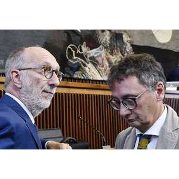 L'assessore Riccardo Riccardi e il consigliere Bolzonello - L'assessore Riccardo Riccardi e il consigliere Bolzonello 