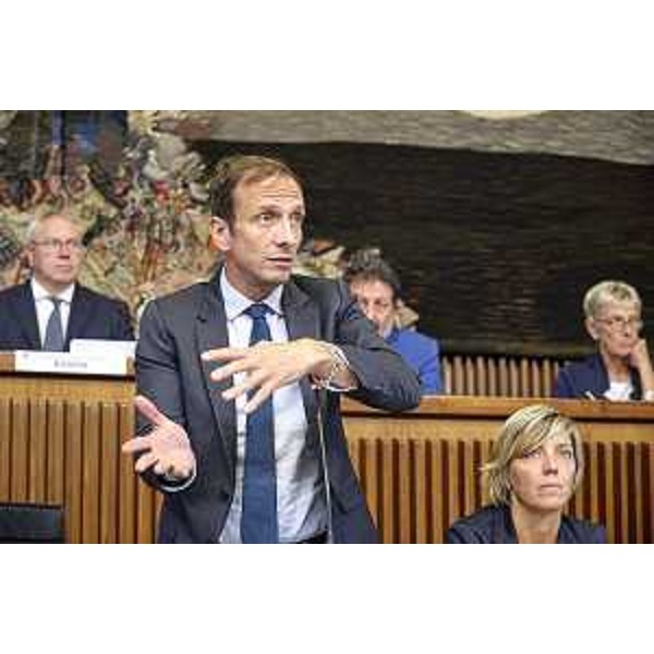 Il governatroe Fvg, Massimiliano Fedriga - ACON 2023-07-04 Consiglio Regionale ACON