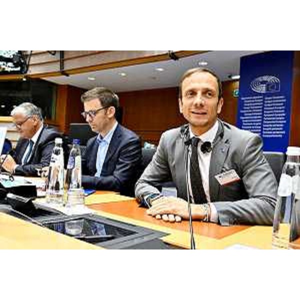 Il governatore Fedriga nel corso della sessione plenaria del Cdr - Il governatore Fedriga nel corso della sessione plenaria del Cdr