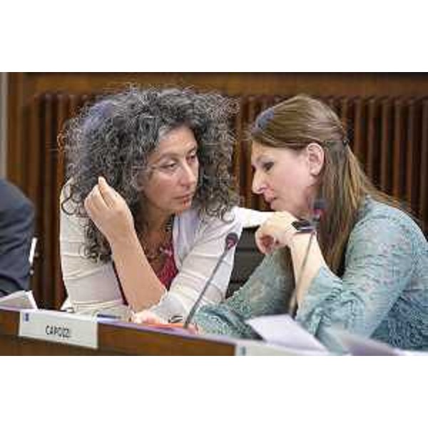Serena Pellegrino (Avs) e Rosaria Capozzi (M5S) - Quinta Commissione, ACON