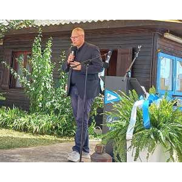 Un altro momento dell'intervento del presidente Bordin - Un altro momento dell'intervento del presidente Bordin