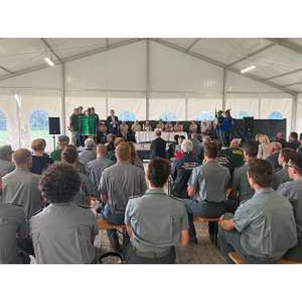 La cerimonia svoltasi a Povoletto in onore di San Giovanni Gualberto Celeste, patrono dei Forestali d'Italia - La cerimonia svoltasi a Povoletto in onore di San Giovanni Gualberto Celeste, patrono dei Forestali d'Italia