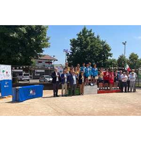 Un momento delle premiazioni finali dei campionati italiani giovanili - Un momento delle premiazioni finali dei campionati italiani giovanili 
