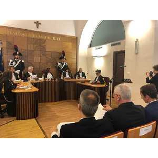 Un momento dell'udienza pubblica del Giudizio di parificazione del Rendiconto della Regione Fvg per l'esercizio 2022 - Un momento dell'udienza pubblica del Giudizio di parificazione del Rendiconto della Regione Fvg per l'esercizio 2022