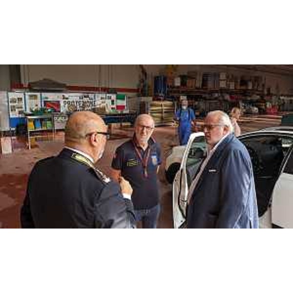 L'assessore Riccardo Riccardi nel sopralluogo a Gorizia - L'assessore Riccardo Riccardi nel sopralluogo a Gorizia