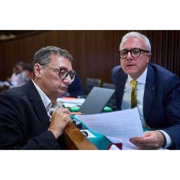 Carlo Bolzonello (Fp) e Andrea Cabibbo (FI) - Consiglio Regionale FVG