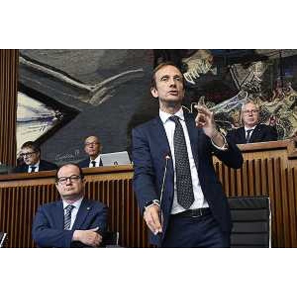 Il governatore Massimiliano Fedriga - Il governatore Massimiliano Fedriga