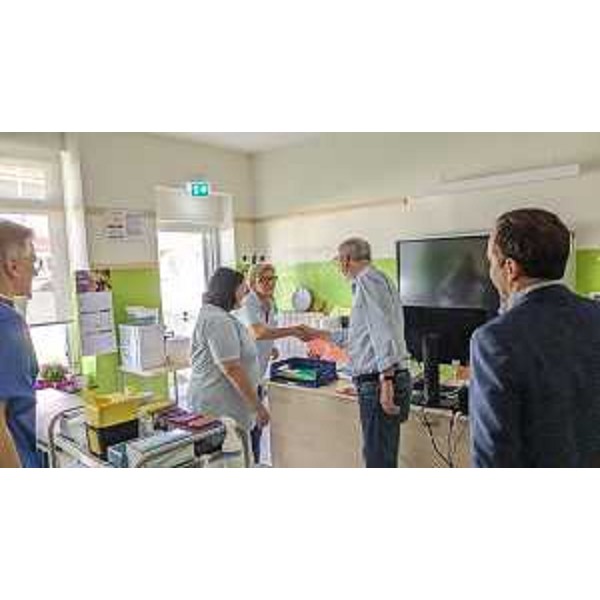 Fasi del sopralluogo dell'assessore regionale Riccardo Riccardi a Mortegliano - Fasi del sopralluogo dell'assessore regionale Riccardo Riccardi a Mortegliano