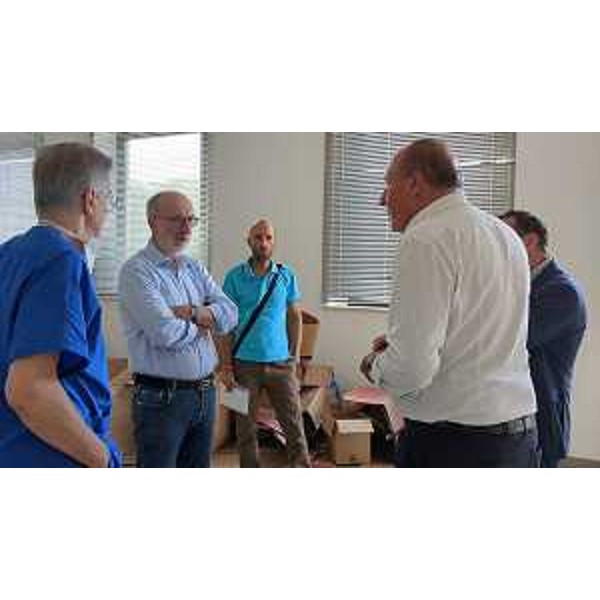 Fasi del sopralluogo dell'assessore regionale Riccardo Riccardi a Mortegliano - Fasi del sopralluogo dell'assessore regionale Riccardo Riccardi a Mortegliano