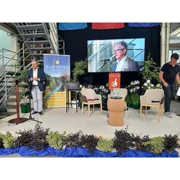 L'assessore Zannier interviene all'inaugurazione del depuratore della Cantina di Ramuscello a Sesto al Reghena - L'assessore Zannier interviene all'inaugurazione del depuratore della Cantina di Ramuscello a Sesto al Reghena