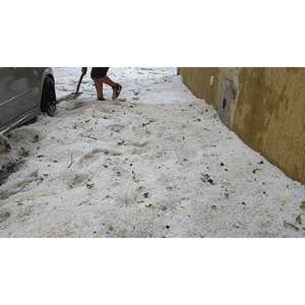 La grandinata di domenica - La grandinata di domenica 