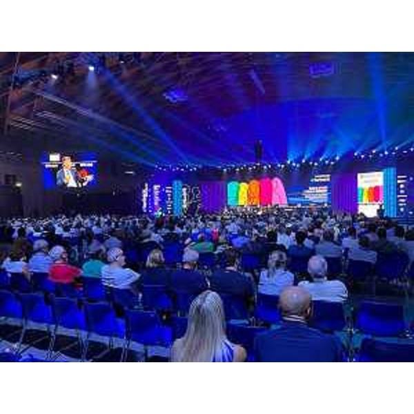 Il governatore del Friuli Venezia Giulia Massimiliano Fedriga al Meeting di Rimini - Il governatore del Friuli Venezia Giulia Massimiliano Fedriga al Meeting di Rimini