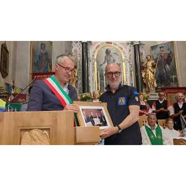 L'assessore regionale Riccardo Riccardi alla commemorazione dell'alluvione del 2003 - L'assessore regionale Riccardo Riccardi alla commemorazione dell'alluvione del 2003