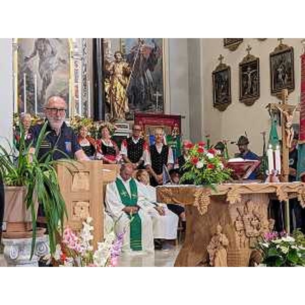 L'assessore regionale Riccardo Riccardi alla commemorazione dell'alluvione del 2003 - L'assessore regionale Riccardo Riccardi alla commemorazione dell'alluvione del 2003
