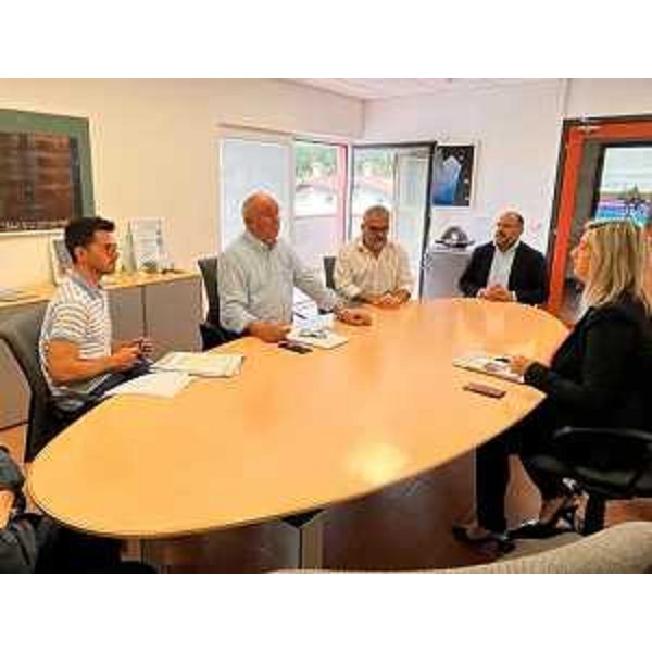 Lincontro tra lassessore regionale alle Infrastrutture e trasporti Cristina Amirante e la Giunta comunale di Staranzano, guidata dal sindaco Riccardo Marchesan. - Lincontro tra lassessore regionale alle Infrastrutture e trasporti Cristina Amirante e la Giunta comunale di Staranzano, guidata dal sindaco Riccardo Marchesan.