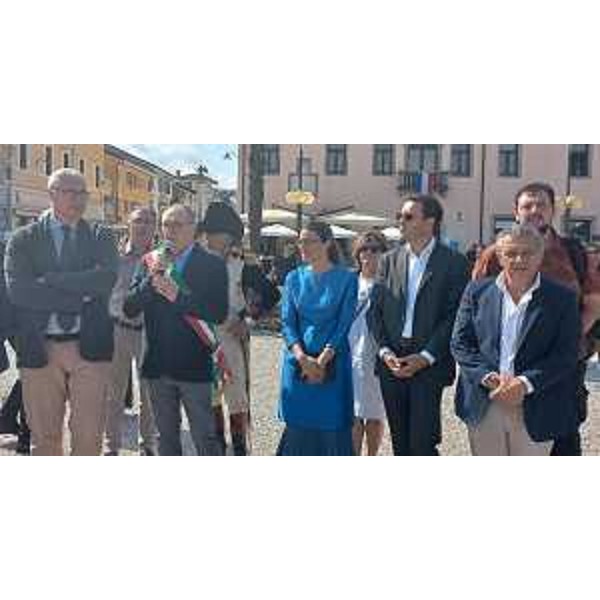 L'intervento del sindaco Tellini - L'intervento del sindaco Tellini