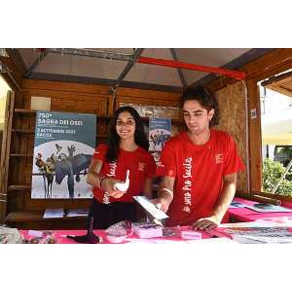 Uno degli stand della storica sagra - Uno degli stand della storica sagra