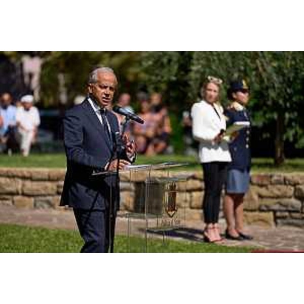 L'intervento del ministro Matteo Piantedosi - L'intervento del ministro Matteo Piantedosi 