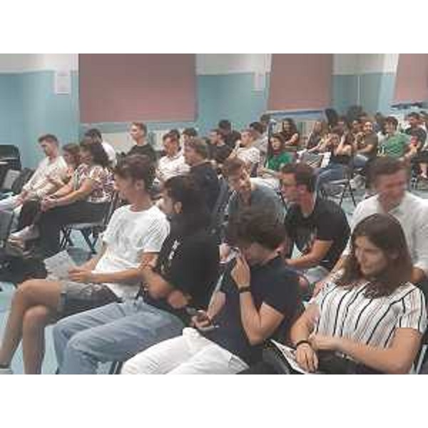 La platea dei premiati non agonistici del Cus Trieste - La platea dei premiati non agonistici del Cus Trieste