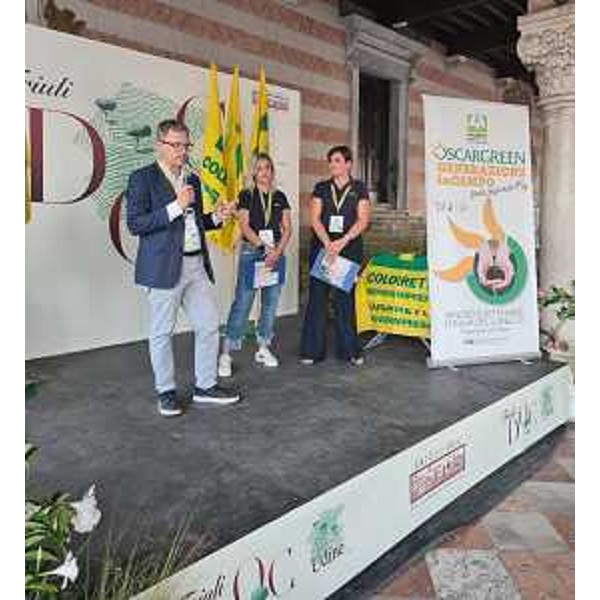 L'intervento dell'assessore al premio di Coldiretti - L'intervento dell'assessore al premio di Coldiretti