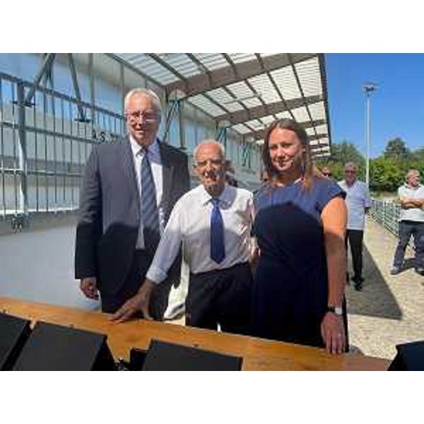 Il presidente Mauro Bordin e la consigliera Manuela Celotti con il patron Antonio Sorrentino - Il presidente Mauro Bordin e la consigliera Manuela Celotti con il patron Antonio Sorrentino