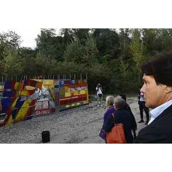 L'assessore Sergio Emidio Bini visita il parco Midolini a Udine - L'assessore Sergio Emidio Bini visita il parco Midolini a Udine