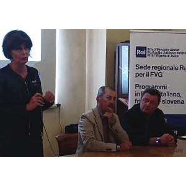 L'intervento dell'assessore regionale all'Istruzione Rosolen a Malborgetto. - L'intervento dell'assessore regionale all'Istruzione Rosolen a Malborgetto.