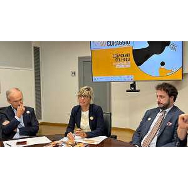 L'assessore regionale Barbara Zilli nel corso del suo intervento - L'assessore regionale Barbara Zilli nel corso del suo intervento